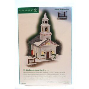 Dept 56 New England Village - Mt. Gibb Congregational Church